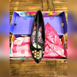Vintage 2000's Y2k💘Ed Hardy "Love Kills Slowly" Flats💘🖤